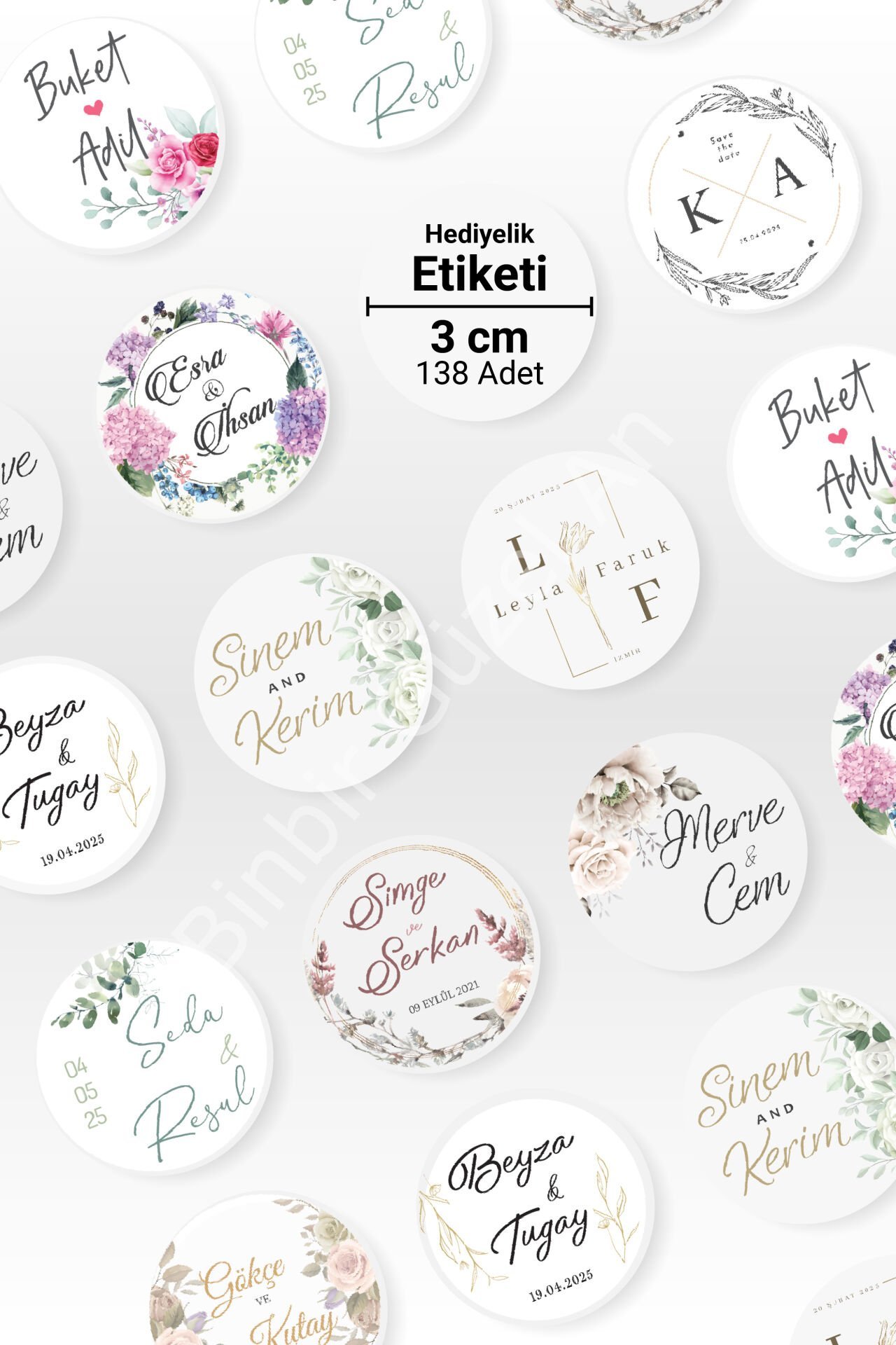 Hediyelik İçin Sticker