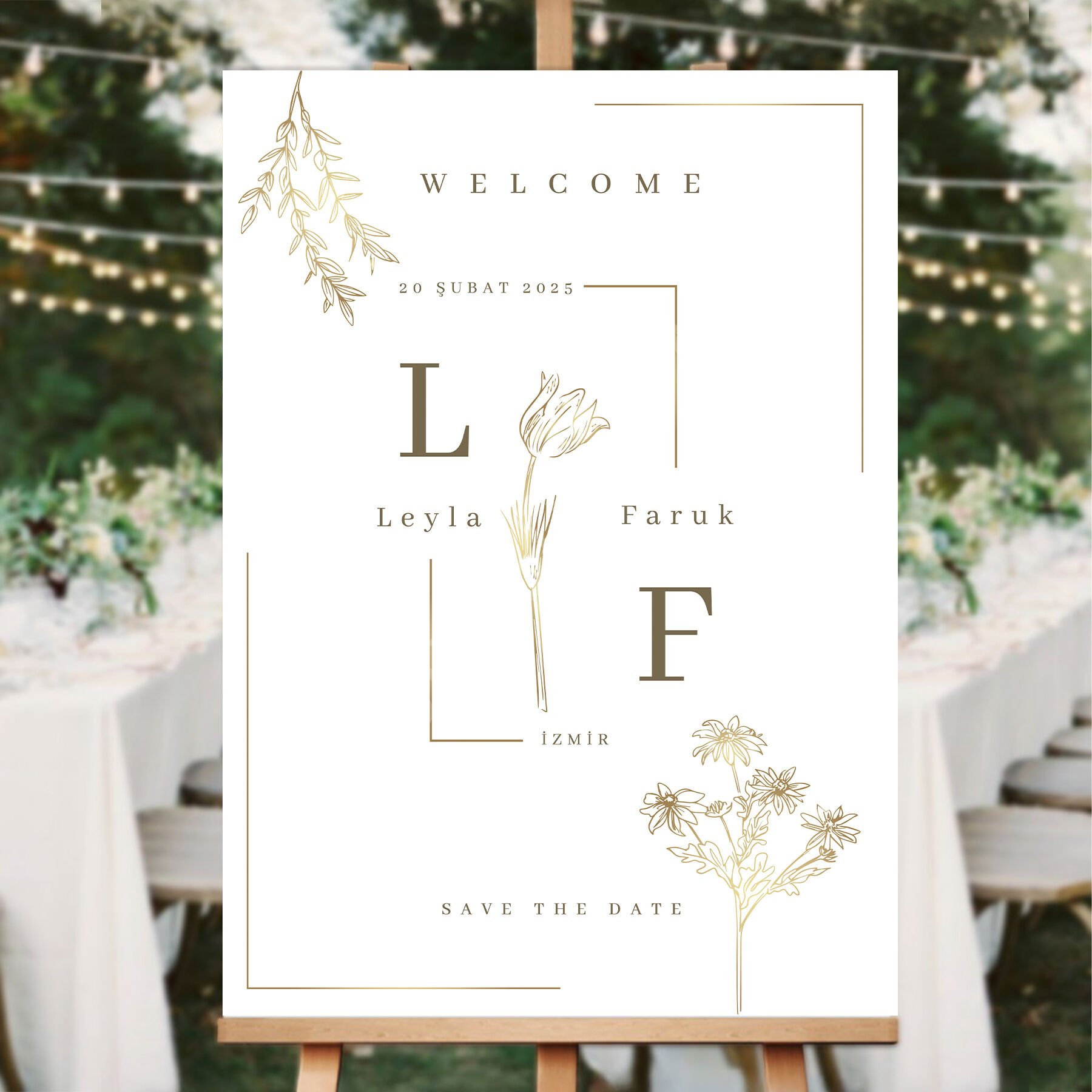 Sevgiyle Başlayan Bir Hikâye - Karşılama Panosu