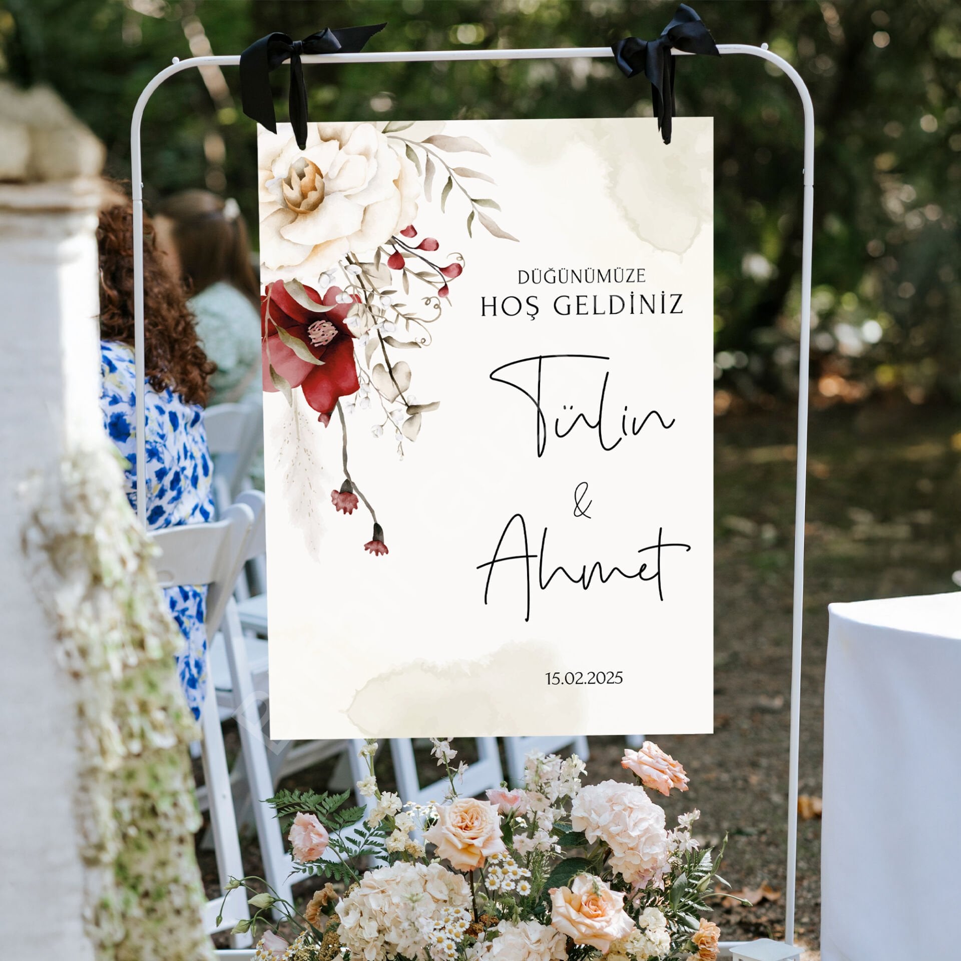 Aşkın Başladığı An Karşılama Panosu