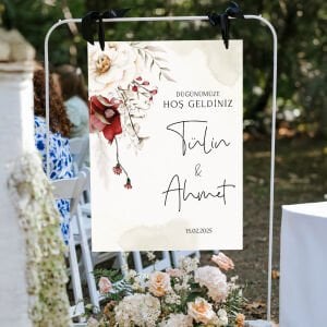 Aşkın Başladığı An Karşılama Panosu