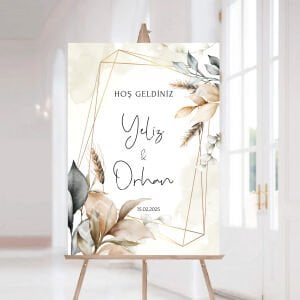 Sevginin En Saf Hali Karşılama Panosu