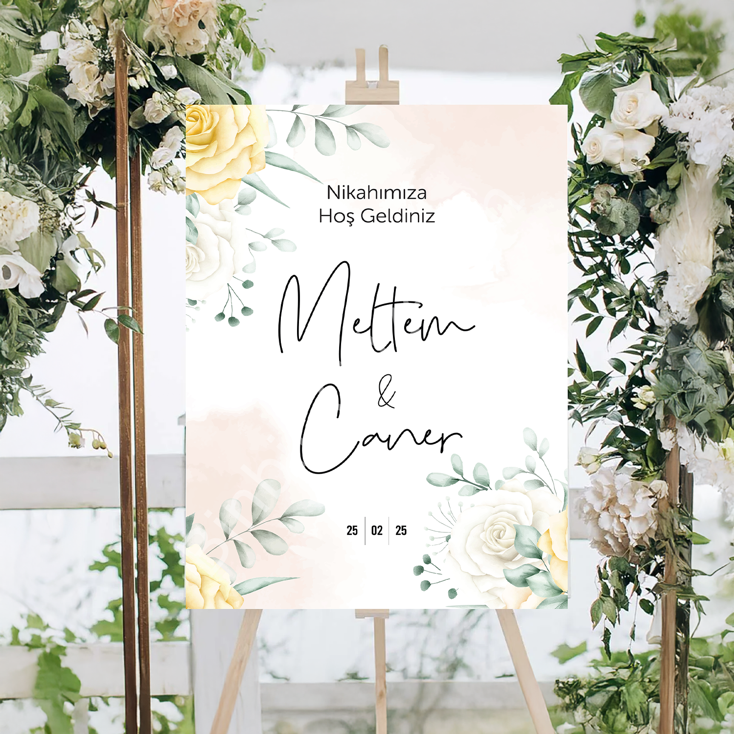 Aşkın İlk Adımı Karşılama Panosu