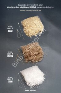 Kalpli Etiket (100 ADET - 3,3X2,8 CM) - Kilitli Ip Hediyeli