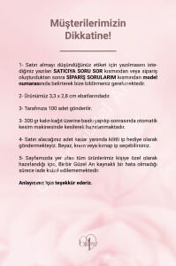 Kalpli Etiket (100 ADET - 3,3X2,8 CM) - Kilitli Ip Hediyeli