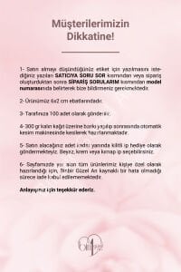 Flama Etiket (100 ADET - 6X2 CM) - Kilitli Ip Hediyeli