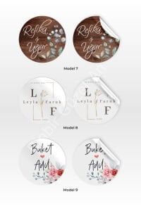 Hediyelik İçin Sticker