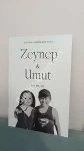 Kişiye Özel Tasarım Fotoğraflı Karşılama Panosu 50x70 cm