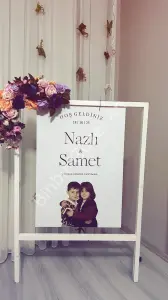 Kişiye Özel Tasarım Fotoğraflı Karşılama Panosu 50x70 cm