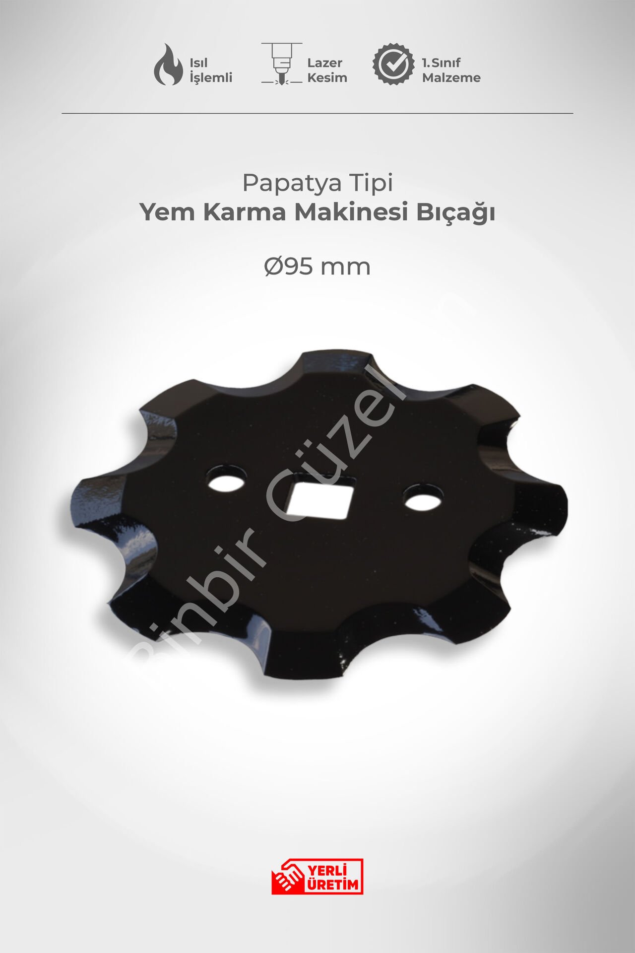 Papatya Tipi Yem Karma Makinası Bıçağı
