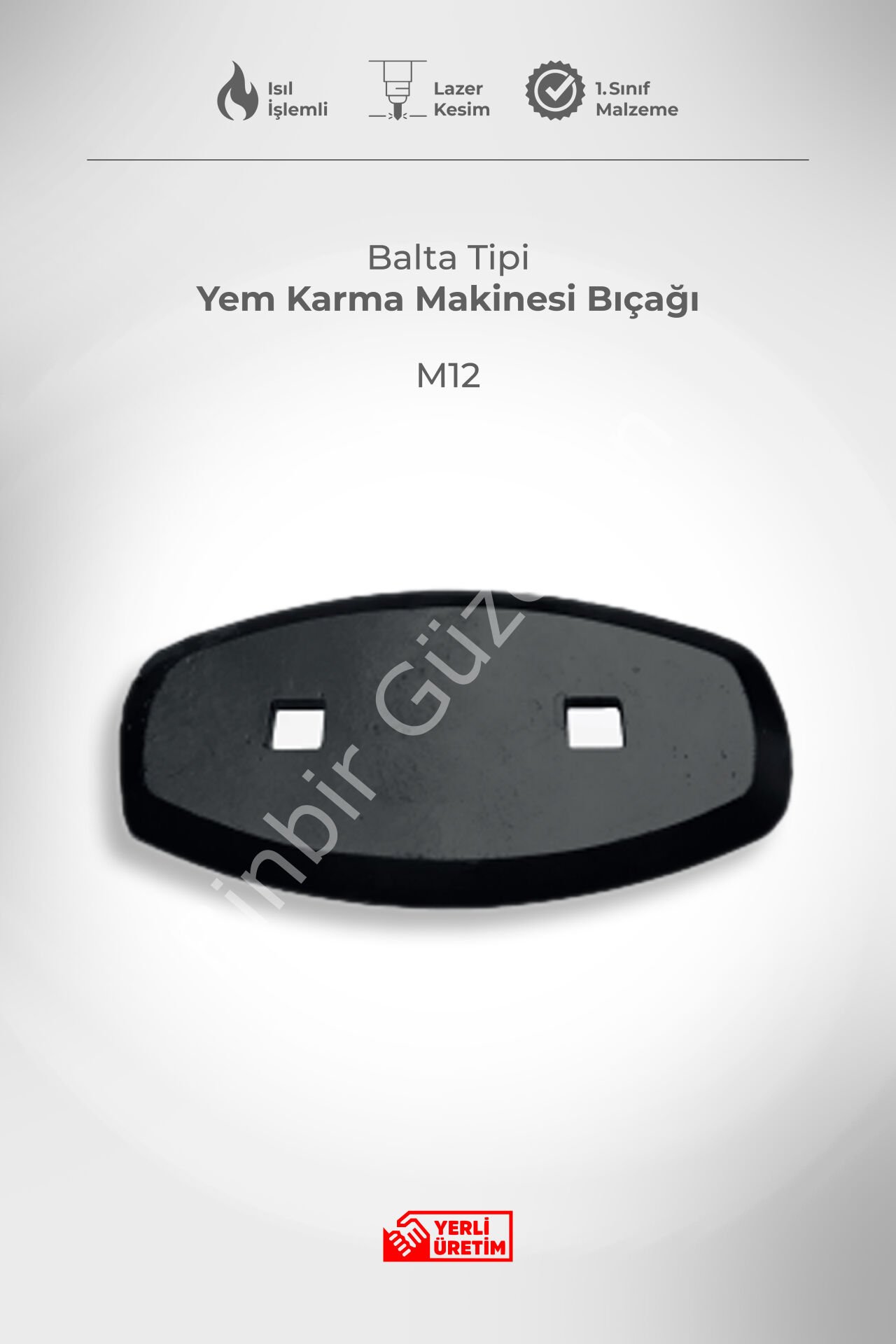 Balta Tipi Yem Karma Makinası Bıçağı