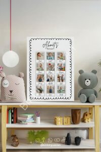 İlk Yılım - Fotoğraflı 1 Yaş Özel Panosu 50x70 cm