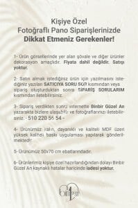 İlk Yılım - Safari Temalı - Fotoğraflı 1 Yaş Özel Panosu - 50x70 cm